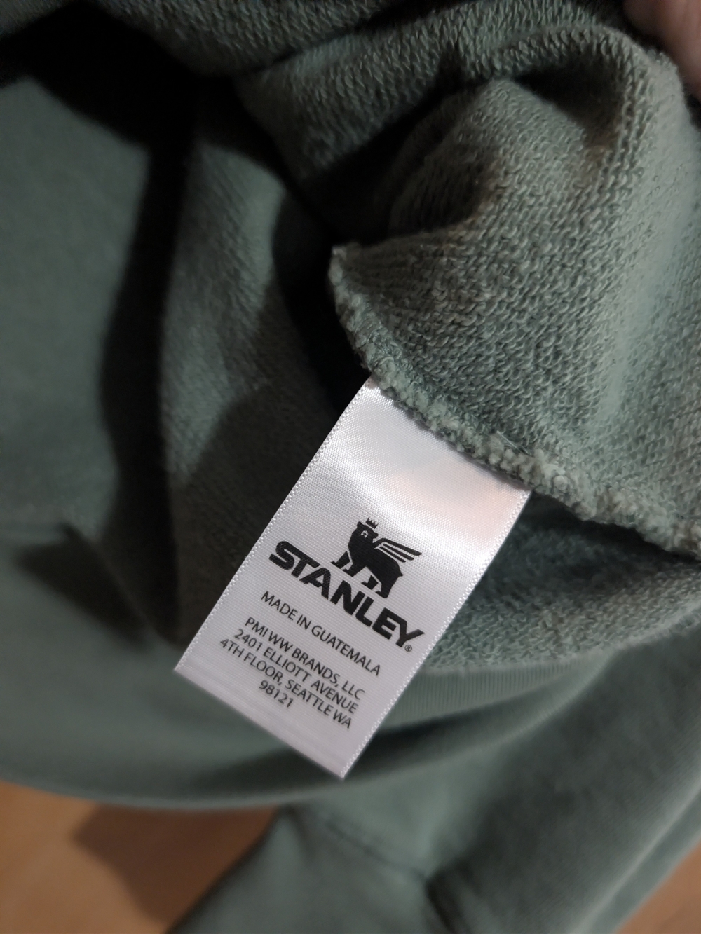 Stanley Women's Crewneck Sweater in Sage Green - Picture 3 of 5